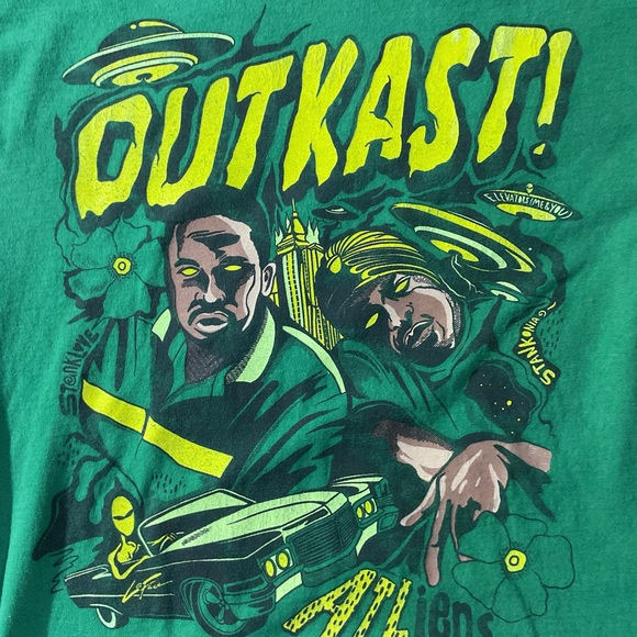 Green OutKast Rap Group Graphic Tee - Picture 3 of 7
